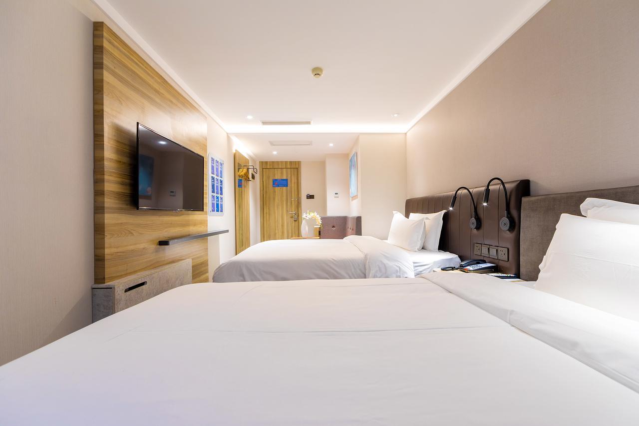 Hanting Premium Hotel Shanghai Dapu Bridge Riyueguang Shopping Mall מראה חיצוני תמונה