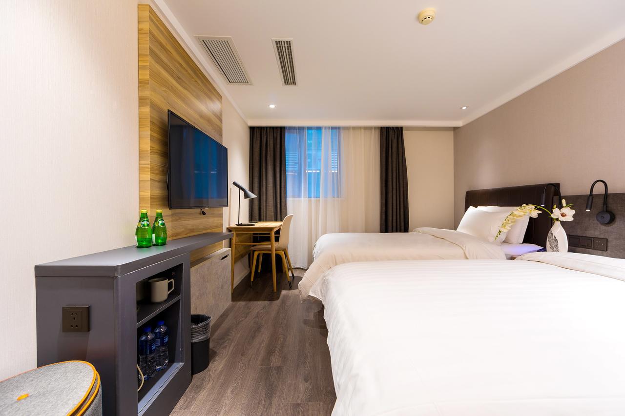 Hanting Premium Hotel Shanghai Dapu Bridge Riyueguang Shopping Mall מראה חיצוני תמונה